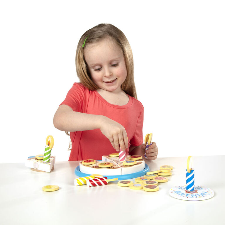Melissa & Doug - Gâteau d'anniversaire en bois