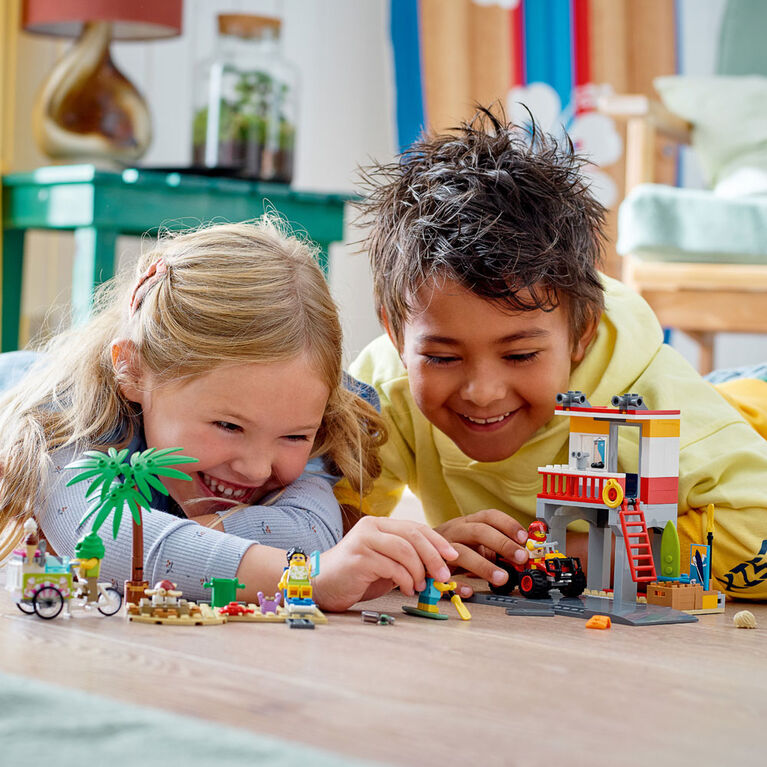 LEGO City Beach Lifeguard Station 60328 Building Kit (211 Pieces)