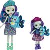 Enchantimals Patter Peacock & Flap Sister Dolls and Piera Peacock & Feather