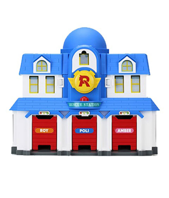 Robocar Poli - Ensemble de jeu Quartier général transformable