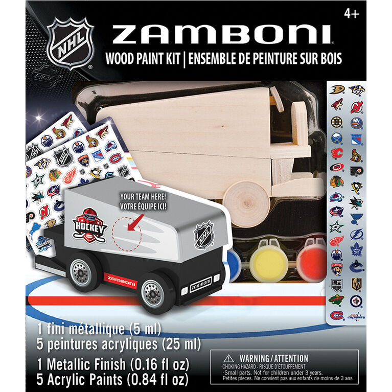 Zamboni Wood Craft and Paint Kit Toys R Us Canada