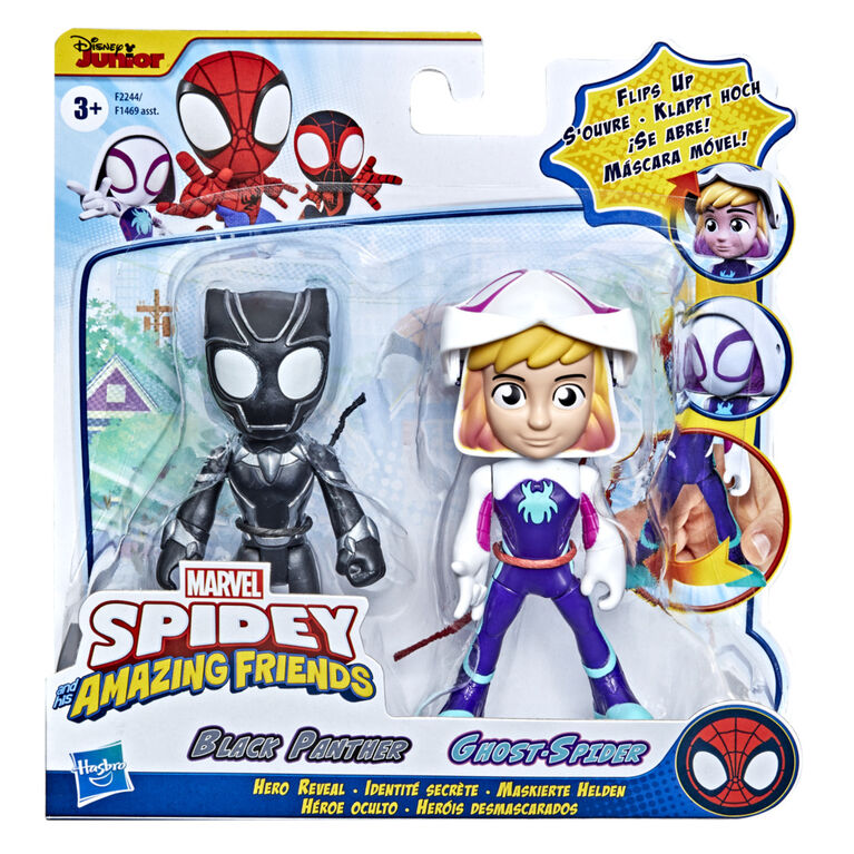 Spidey and His Amazing Friends Hero Reveal Ghost-Spider and Black Panther