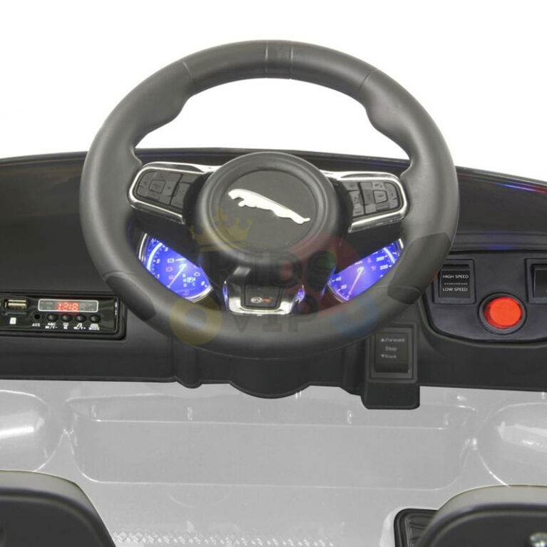 KidsVip 12V Kids & Toddlers Jaguar F Type Ride On Car w/Remote Control - White