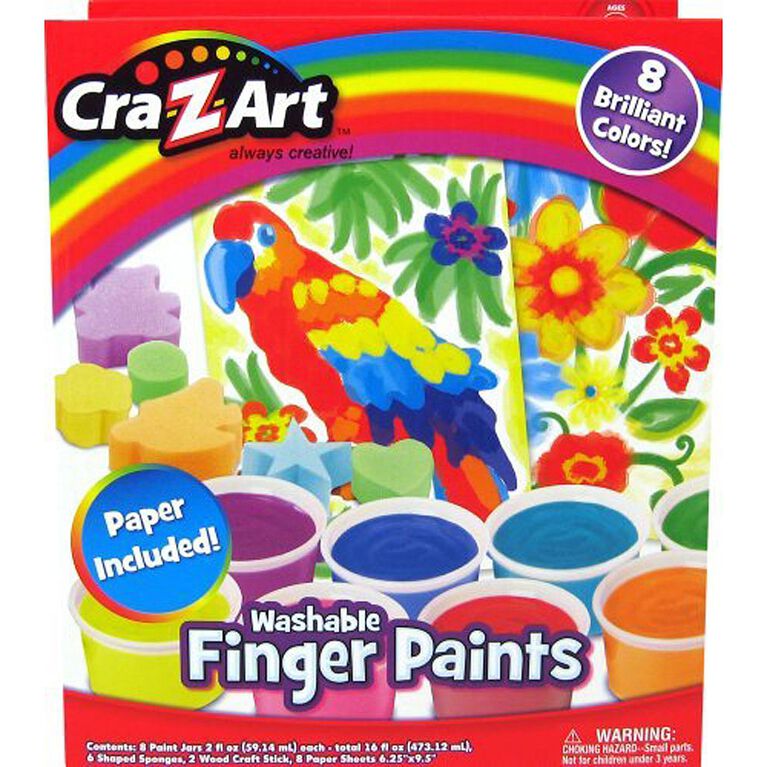 CraZArt Washable Finger Paint Toys R Us Canada