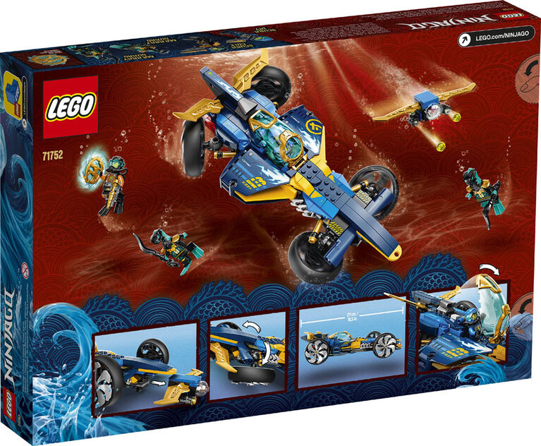 LEGO Ninjago Le bolide sous-marin ninja 71752 (356 pièces)