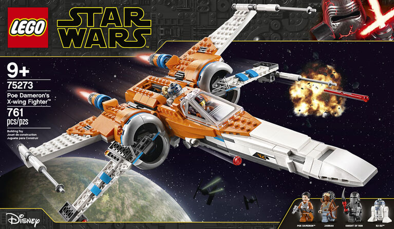 LEGO Star Wars TM Le chasseur X-wing de Poe Dameron 75273 (761 pièces)