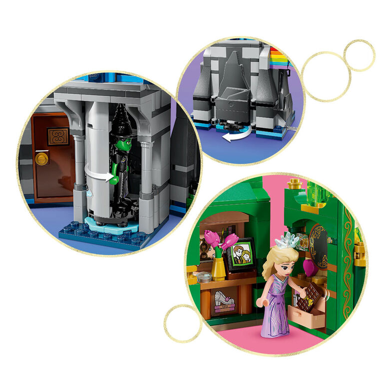 LEGO Wicked Emerald City & Kiamo Ko Castle Playset, Adventure Gift Building Toy 75689