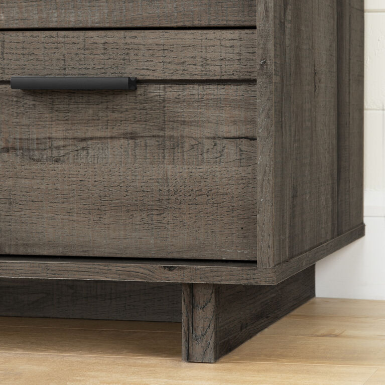 Fynn 2-Drawer Nightstand Fall Oak