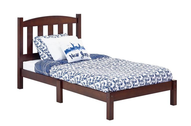 Dorel Living Twin Wood Bed - Espresso