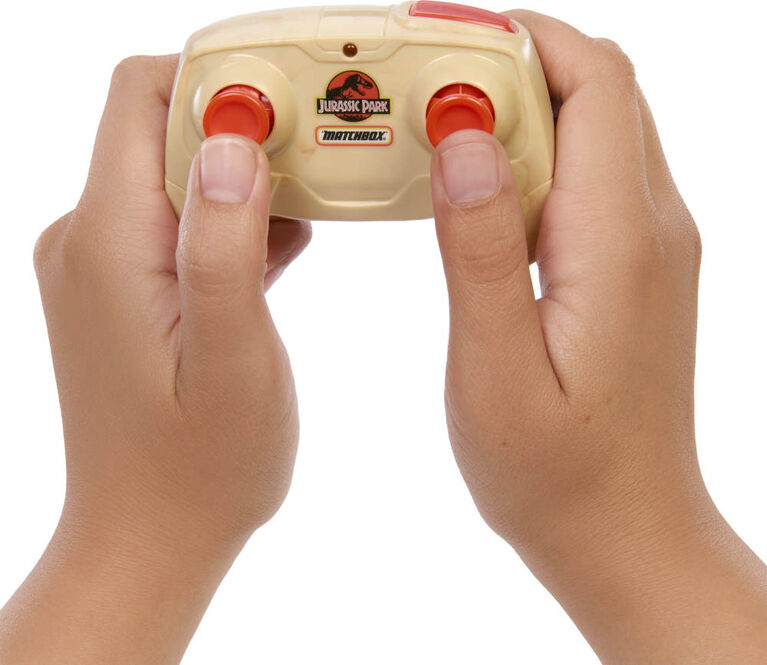 Matchbox RC  Jurassic World  Attrape-dinosaure, télécommandé, 1fig.