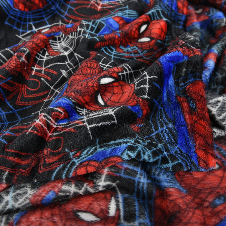 Ensemble de jeté et coussin 2 pièces Marvel Spiderman