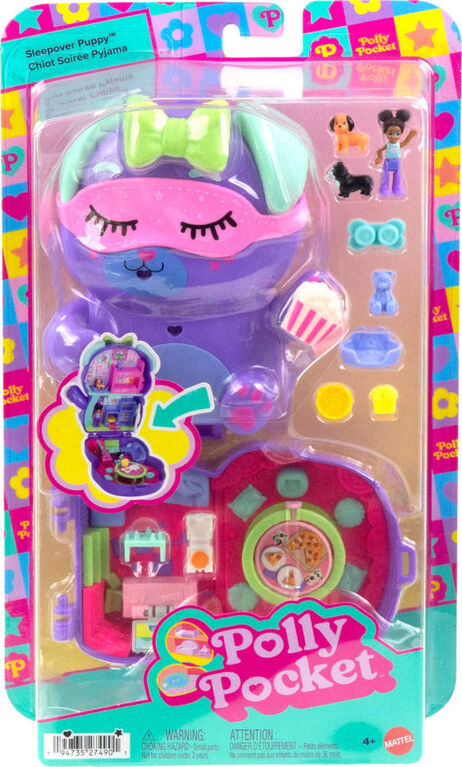 Polly Pocket Sleepover Puppy Compact Playset