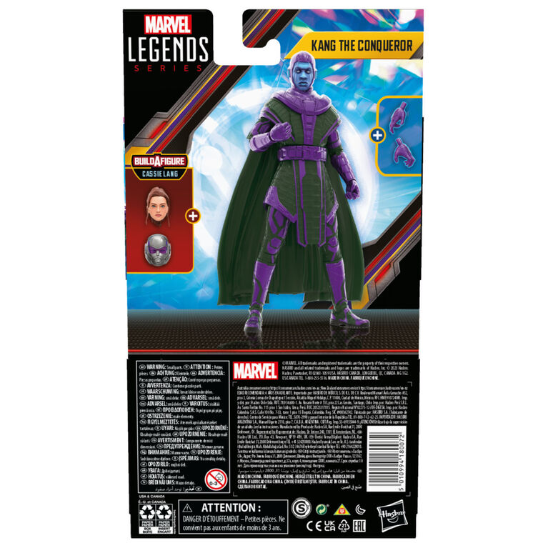 Hasbro Marvel Legends Series Kang the Conqueror, Ant-Man and the Wasp: Quantumania Marvel Legends Action Figures, 6 Inch
