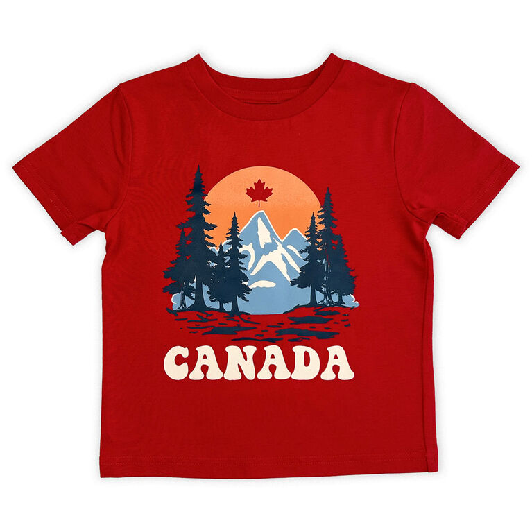 Canada Day Short Sleeve Tee - Red 