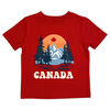 Canada Day Short Sleeve Tee - Red