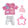 Ensemble de manteau rose de BABY born, 43 cm