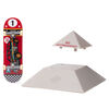 Tech Deck, Street Hits, Chocolate Skateboards Fingerboard with Pyramid Obstacle