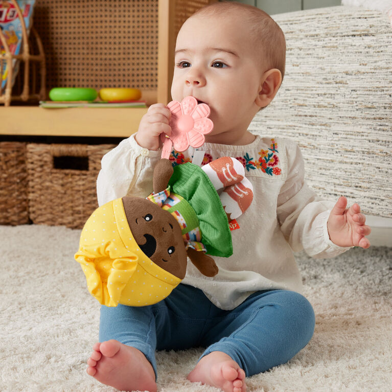 Fisher-Price Cuddle & Chime First Babydoll Infant Sensory Toy, Styles May Vary
