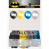 Batman 12" Latex Balloons, 8 pieces