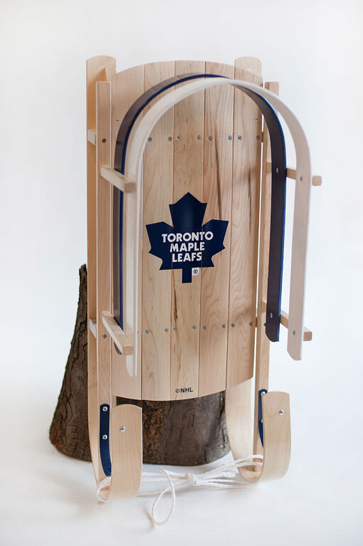 JAB - NHL Traditional baby sled with NHL Toronto Maple Leafs team's logo