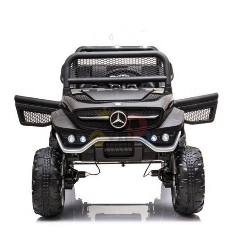 12V Mercedes Unimog 4WD MP4 Ride On - Noir - Édition anglaise