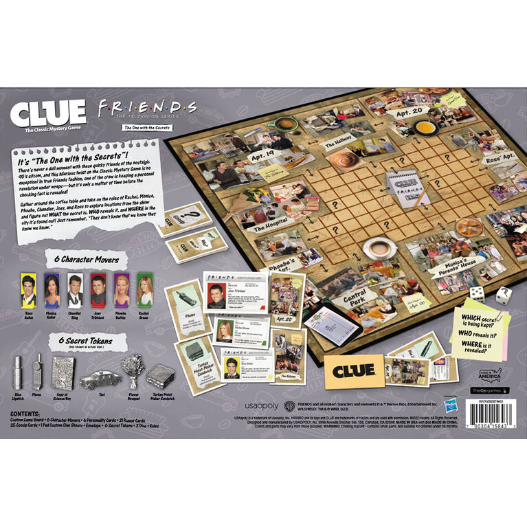 USAopoly CLUE: Friends - English Edition