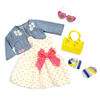 Our Generation, Bright As The Sun, Heart-Print Dress Outfit for 18-inch Dolls