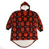 NHL Ottawa Senators Oversized Wearable Sherpa Hooded Blanket, One Size Fits Most