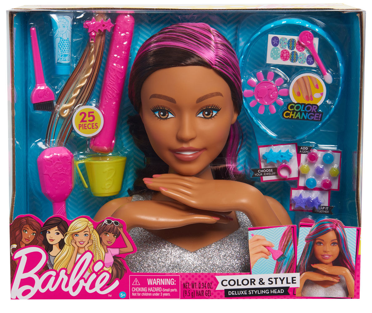 barbie tête à coiffer