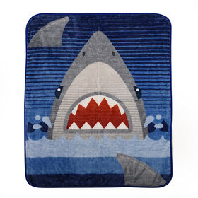 Shark Plush Throw Blanket 40" x 50"