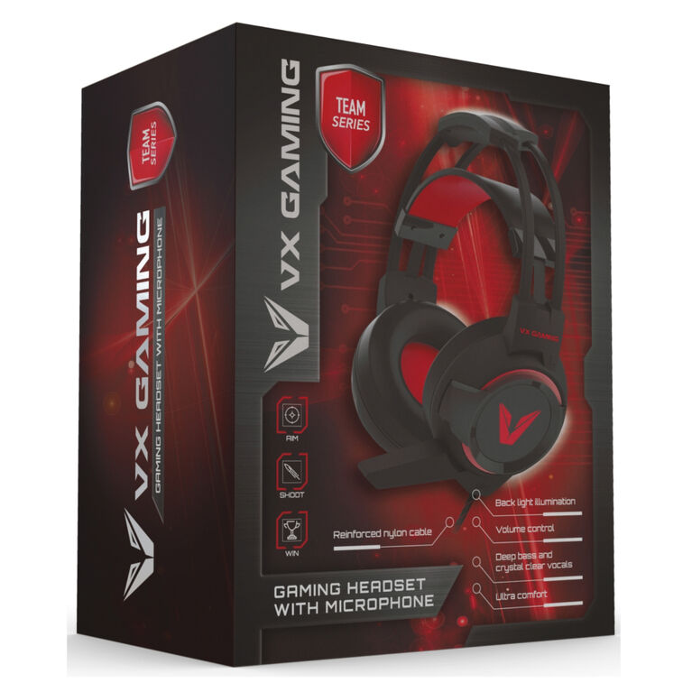VX Gaming Team Series Gaming Headset - Édition anglaise