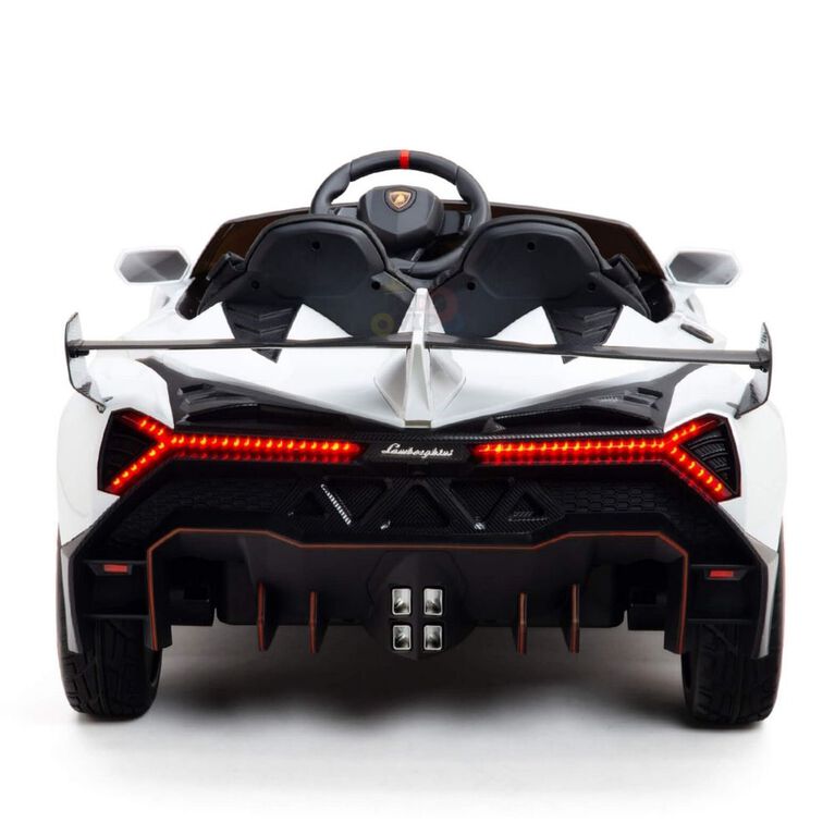 KidsVip 12V Lamborghini Veneno W/RC- White