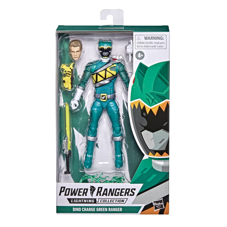 Power Rangers Lightning Collection Dino Charge Green Ranger 6-Inch Premium Collectible Action Figure