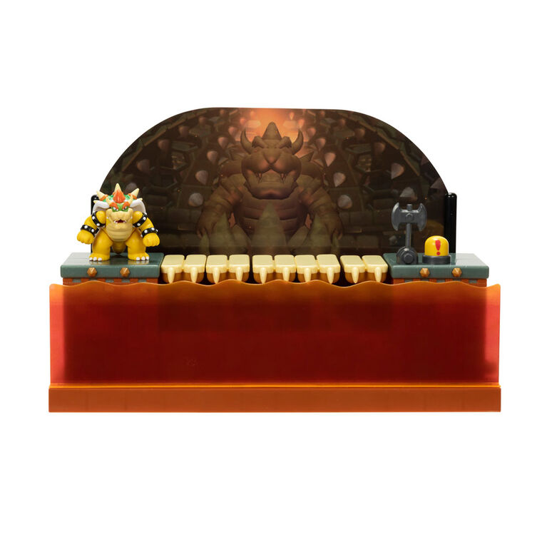Nintendo 2.5 Inch Deluxe Bowser Battle Playset