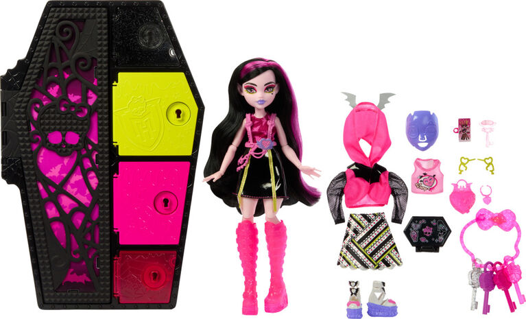 Monster High Doll, Draculaura, Skulltimate Secrets: Neon Frights