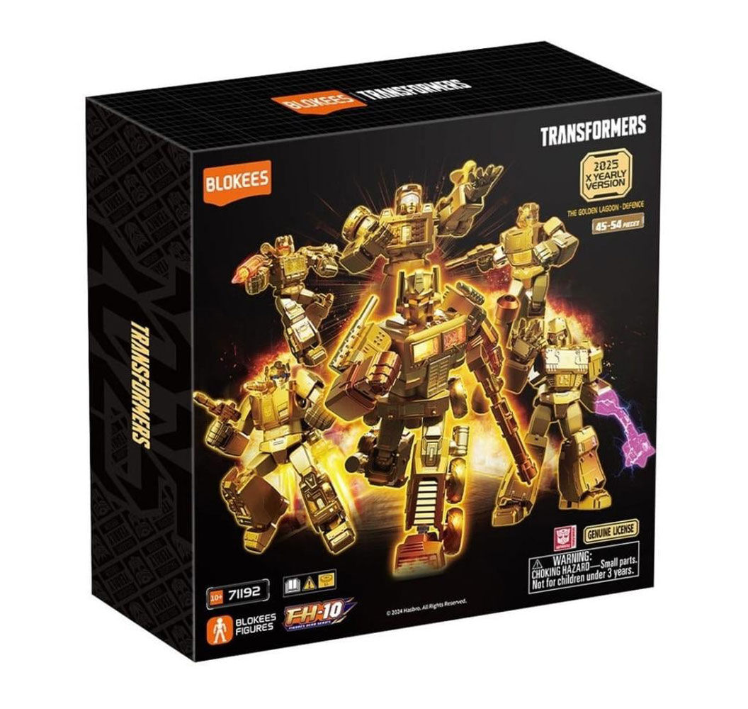 Blokees Transformers- Limited Edition Gold- Series 2 - English Edition