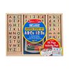 Melissa & Doug Jeu de timbres d'activité en bois ABC - Édition anglaise