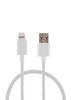 Vivitar - 5 ft Braided Lightning Cable - White