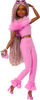 Barbie Style de Luxe Poupée4, combinaison rose, cheveux tressés