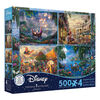Ceaco Thomas Kinkade: Disney 4 In 1 Multipack Jigsaw Puzzle