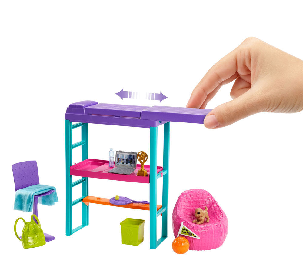 barbie bedroom playset