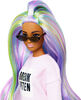 Poupée Barbie Fashionistas 136 avec cheveux arc-en-ciel longs