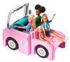 Véhicule Autocaravane de rêve 3 en 1 ​Barbie avec piscine, camionnette, bateau et 50 accessoires