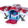 PAW Patrol, Super PAWs, 2-in-1 Transforming Mighty Pups Jet Command Center with Lights and Sounds