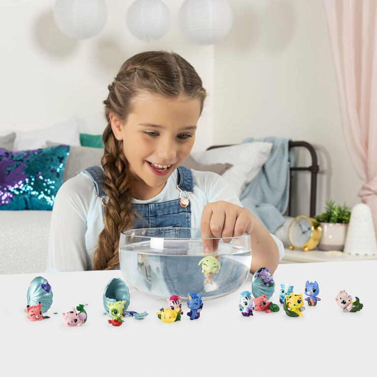 Hatchimals CollEGGtibles, Pack de 4 + bonus 'Mermal Magic' avec Hatchimals Saison 5.