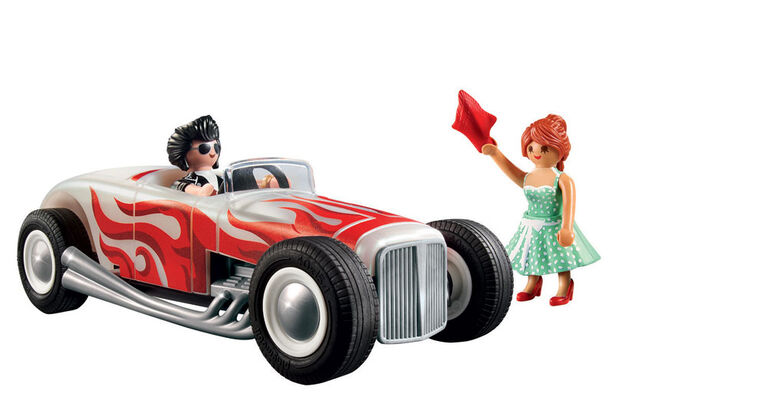 Playmobil - Starter Pack Voiture vintage avec couple