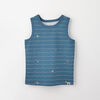 little styler graphic tank, 3-4y - mid blue Stripe