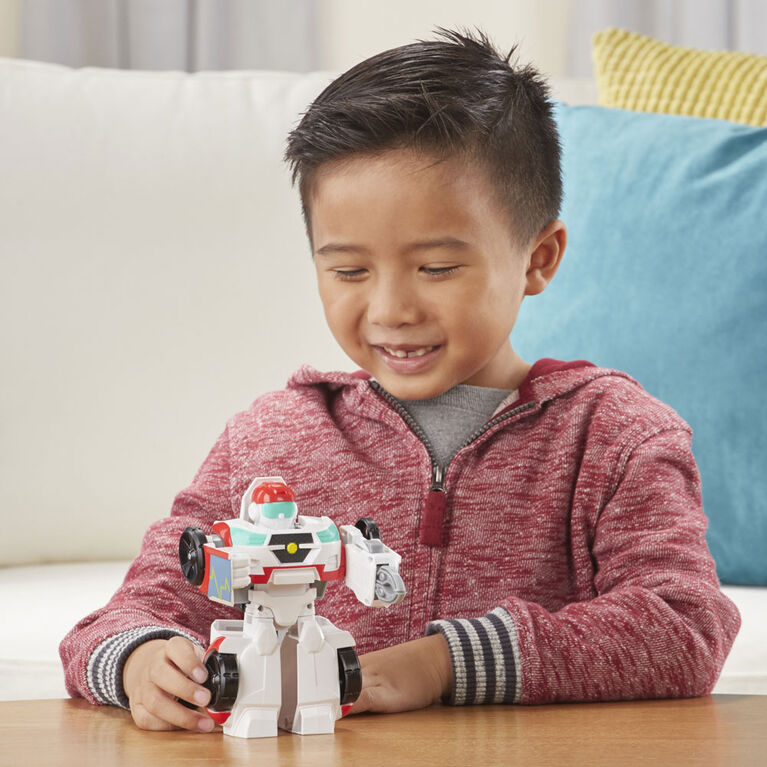 Playskool Heroes - Transformers Rescue Bots Academy Medix the Doc-Bot Converting Toy Robot, 6-Inch Action Figure