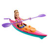 Coffret poupée et accessoires ​Barbie Équipe Stacie avec tente jouet, kayak et plus de 15 éléments
