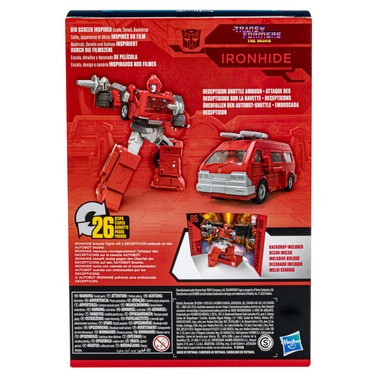 Transformers Studio Series 86-17 Voyager Class The Transformers: The Movie Ironhide